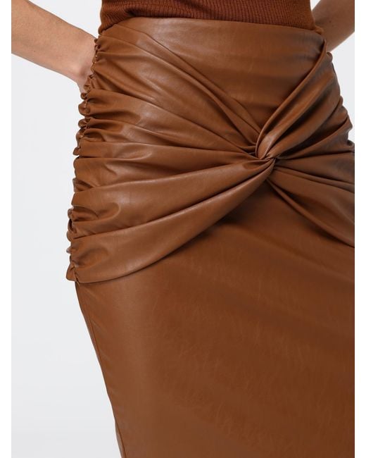 Elisabetta Franchi Brown Skirt