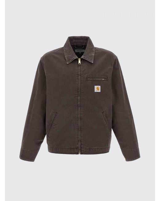 Carhartt Brown Detroit Shirt Jacket for men