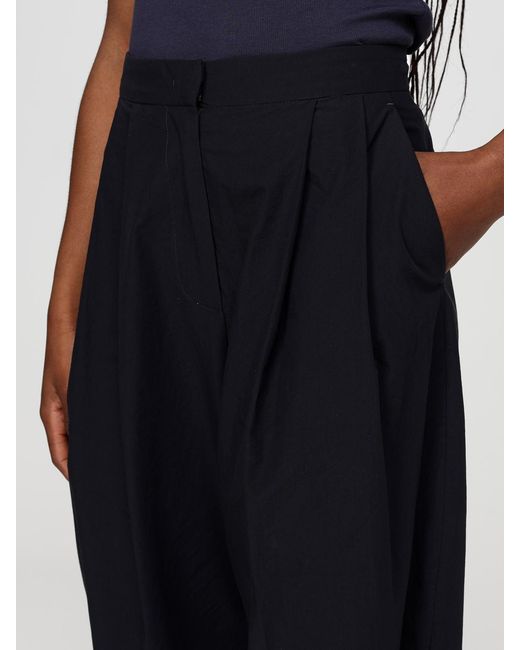 PT Torino Blue Twill Cropped Trousers
