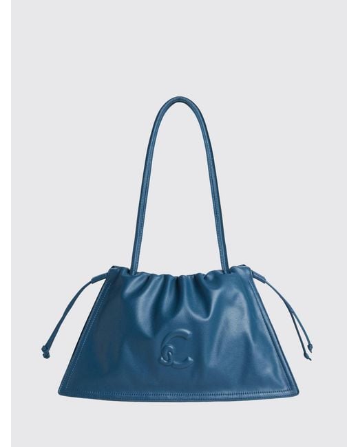 Coccinelle Blue Dulse Leather Bag