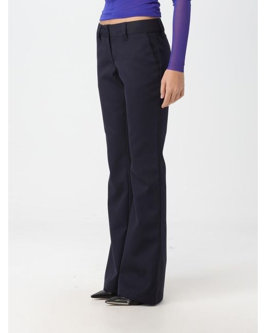 Palm Angels Blue Trousers