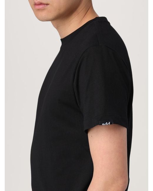 T-Shirt Basic di Add in Black da Uomo