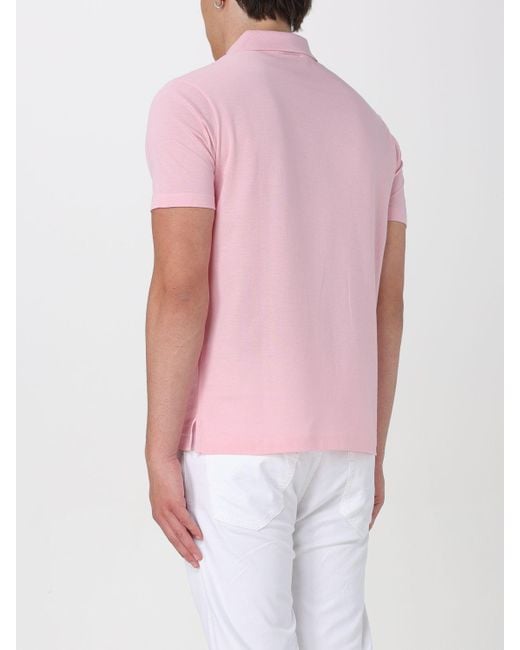 Paul & Shark Pink Polo Shirt for men