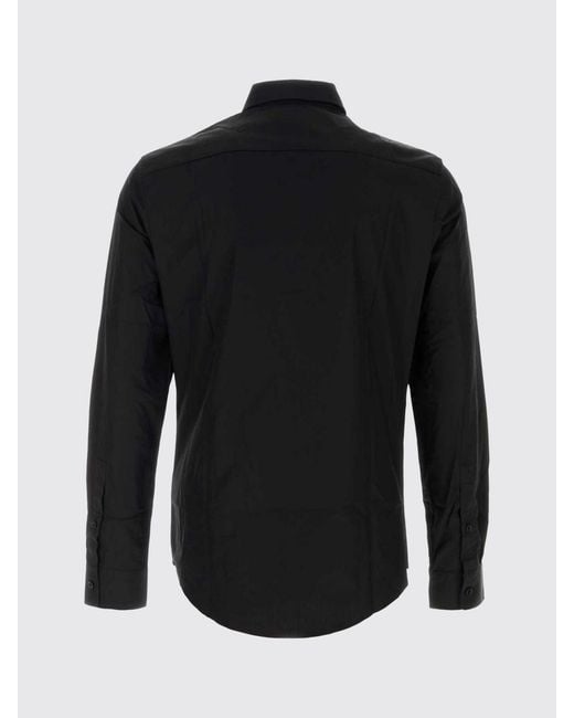 Burberry Black Basic Cotton Shirt for men