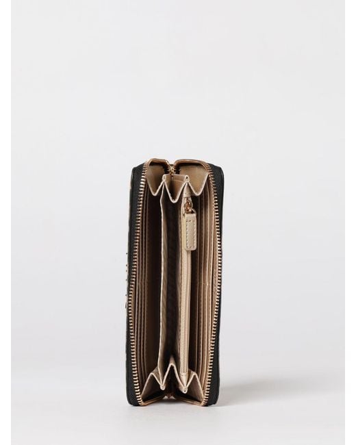 Liu Jo Brown Caliwen Xl Animal Print Faux Leather Wallet