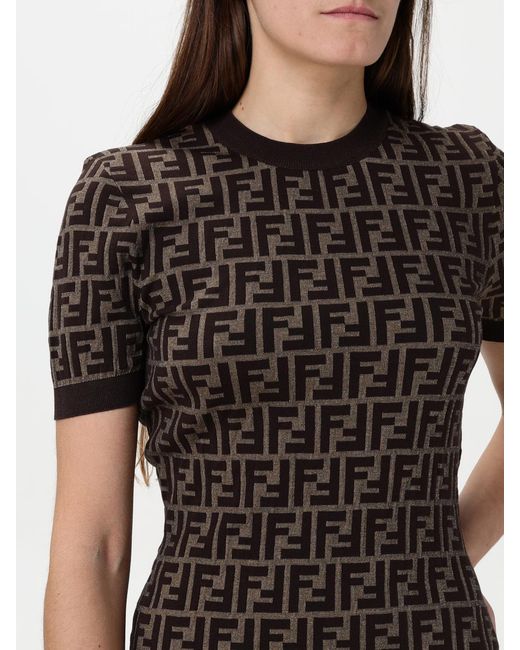 Suéter 'ff' Fendi de color Brown