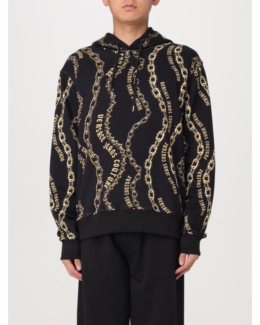 Versace Jeans Couture Black Sweatshirt for men