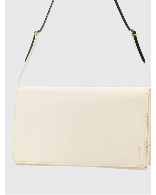 Jil Sander Natural Leather File Bag