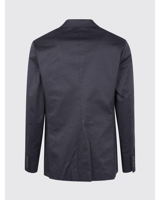 Michael Kors Blue Ctn Tech Blazer Clothing for men