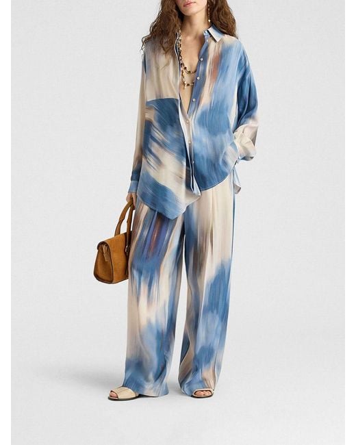 Momoní Blue Momon&Igrave Trousers