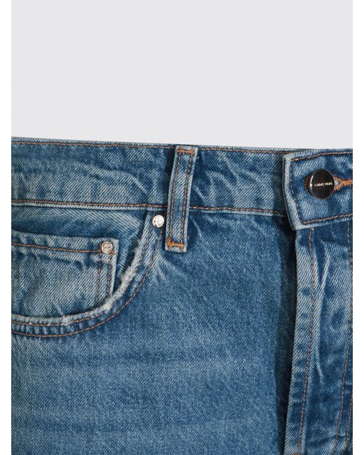 Anine Bing Blue Straight Denim Jeans