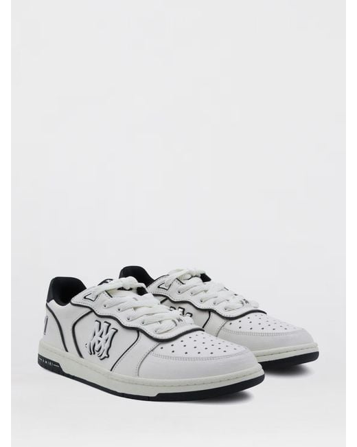 Amiri White Newport Leather Sneakers for men