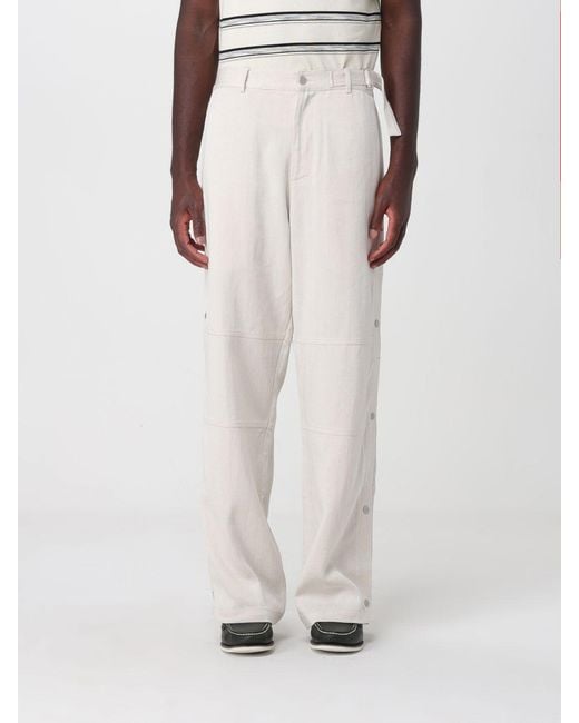 Carrera White Wide-Leg Trousers for men