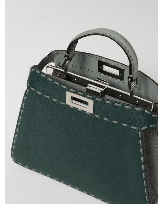 Fendi Green Shoulder Bag