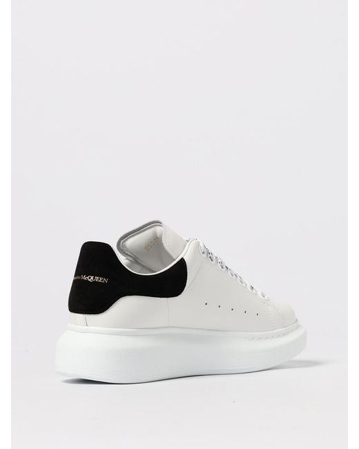 McQueen Natural Oversize Leather Sneakers