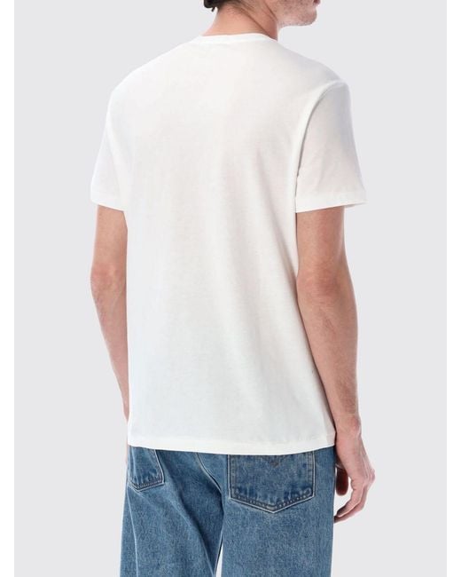 Polo Ralph Lauren White Cotton T-Shirt With Bear Print for men