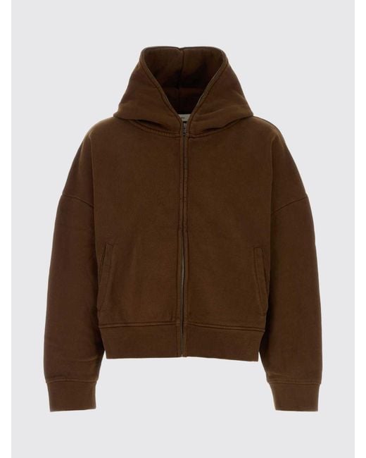 Entire studios Brown Cotton Hoodie for men