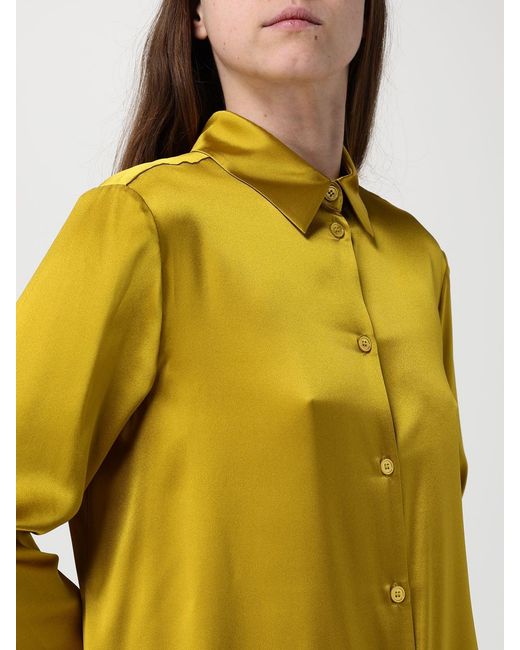 Max Mara Yellow Silk Shirt