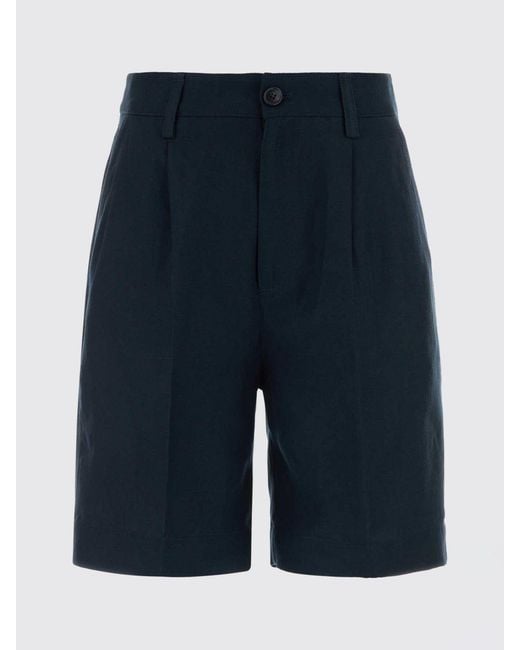 Woolrich Blue Linen Blend Shorts