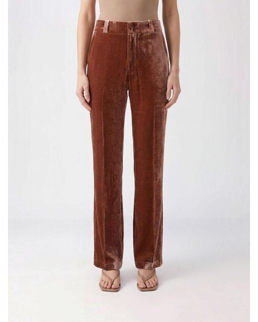 LaDoubleJ Brown High-Waisted Skinny Trousers