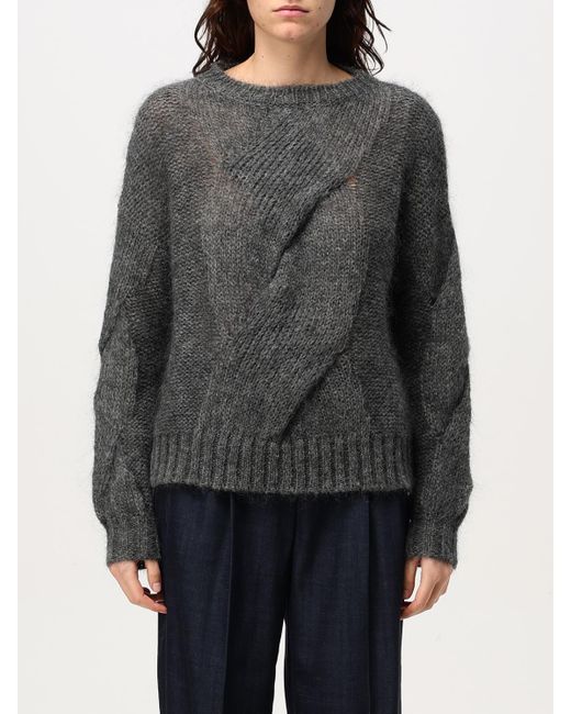 Dondup Gray Pullover Damen