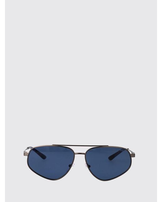 Emporio Armani Blue Metal Sunglasses for men