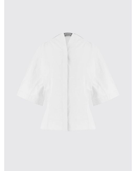 Jacquemus White Moisson Cotton Poplin Shirt