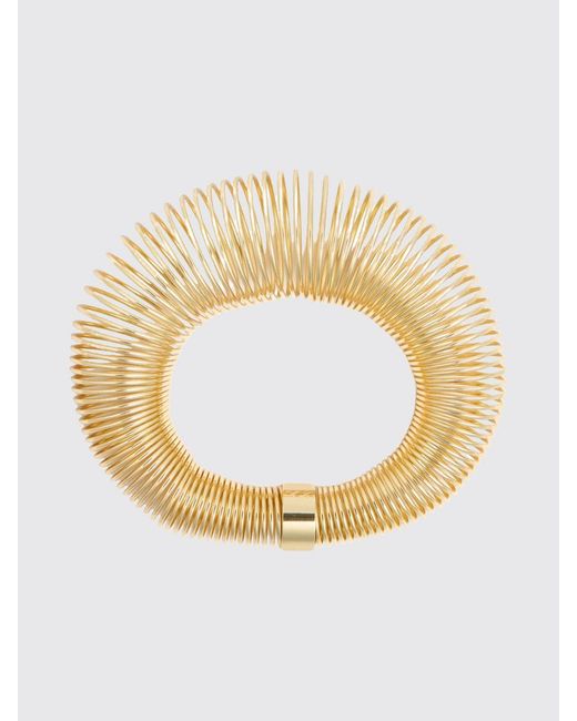 Liviana Conti Metallic Multi-Strand Brass Bracelet