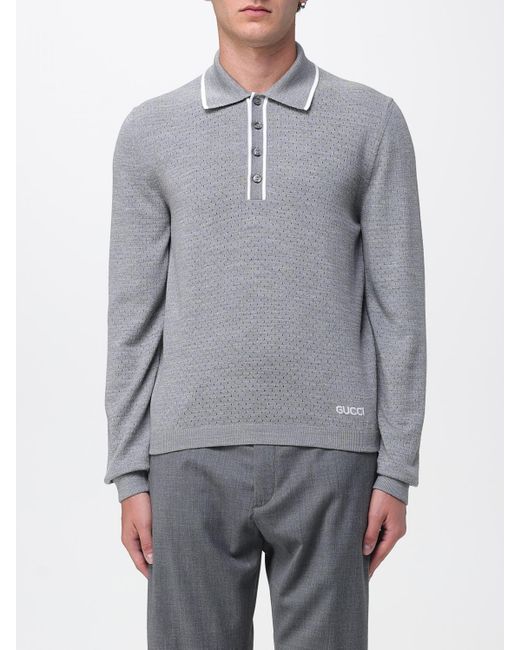 Polo Homme Gucci pour homme en coloris Gray