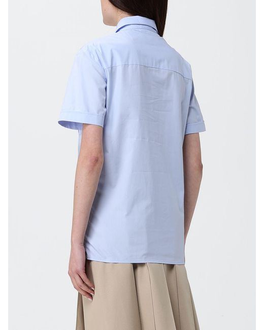 A.P.C. Blue Organic Cotton Shirt