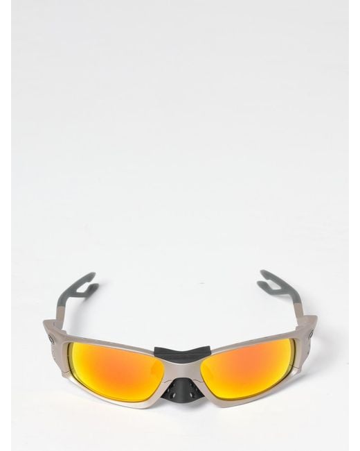 Oakley Gray Plantaris Sq Shield Sunglasses With Prizm Lenses for men