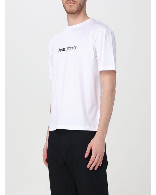 Palm Angels White T-shirt for men