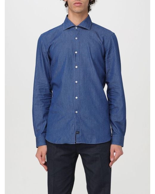 Fay Blue Shirt for men
