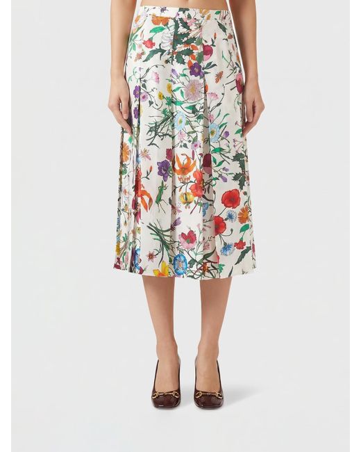 Gucci White Skirt