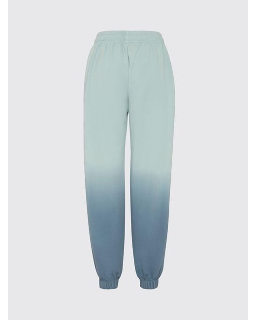 Philipp Plein Blue Abstract Print Jersey Jogging Trousers With Mid-Rise Waist