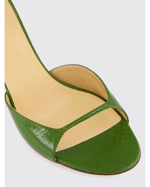 Francesco Russo Green High Heel Shoes