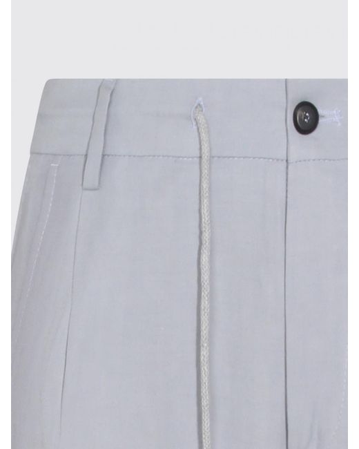 Eleventy Gray Drawstring Trousers for men