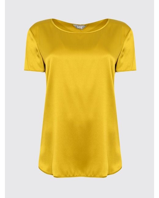 Max Mara Yellow Silk Blouse