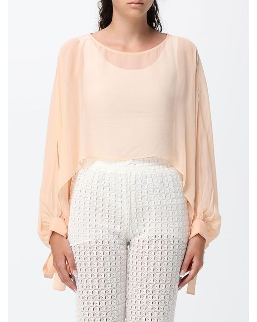 Twinset White Viscose Blouse