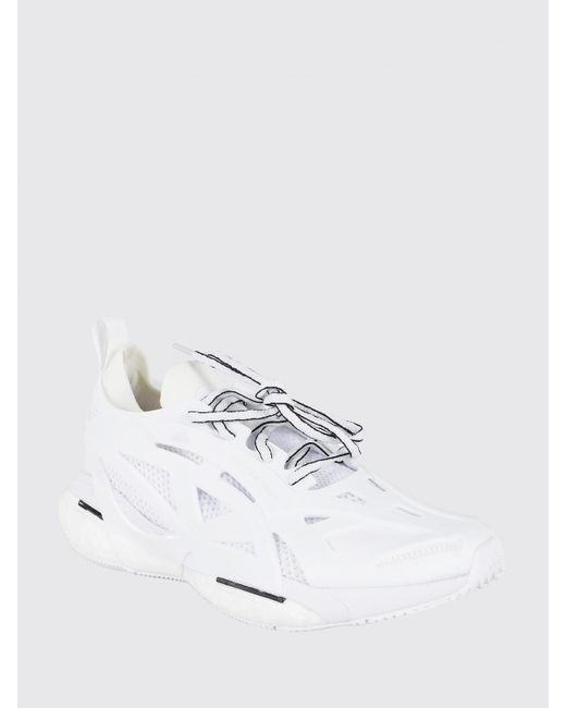 Adidas By Stella McCartney White Solarglide Rubber Sneakers