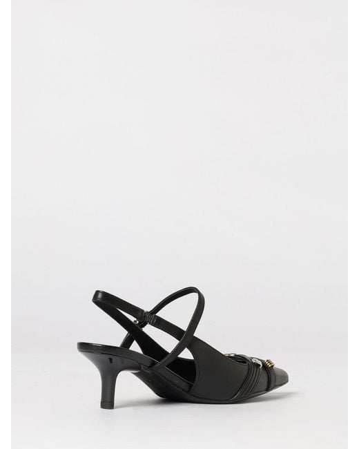 Pinko White Gloria 18 Slingback Pumps