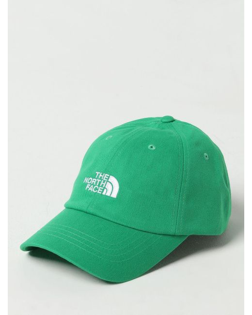 Cappello in cotone con logo ricamato di The North Face in Green da Uomo