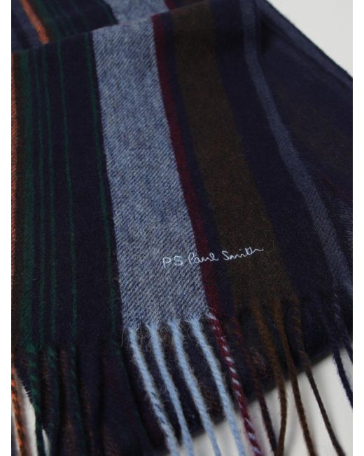 Paul Smith Blue Scarf for men