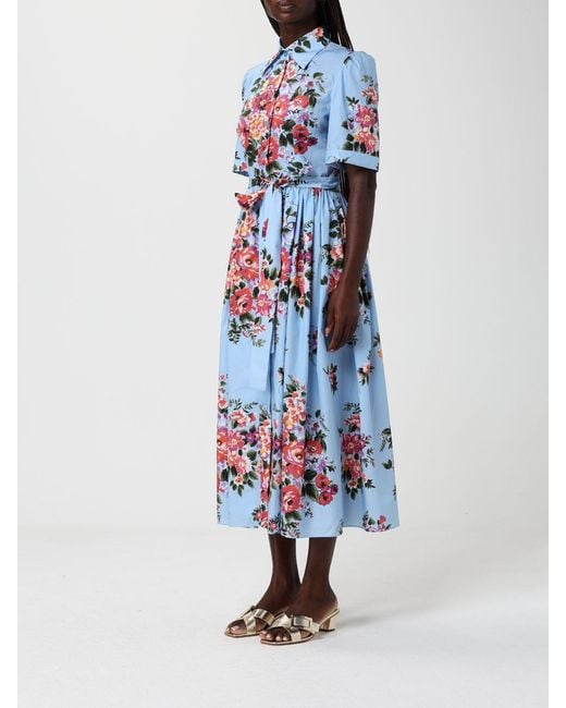Dolce & Gabbana White Dolce &Amp Gabbana Floral Chemisier Dress