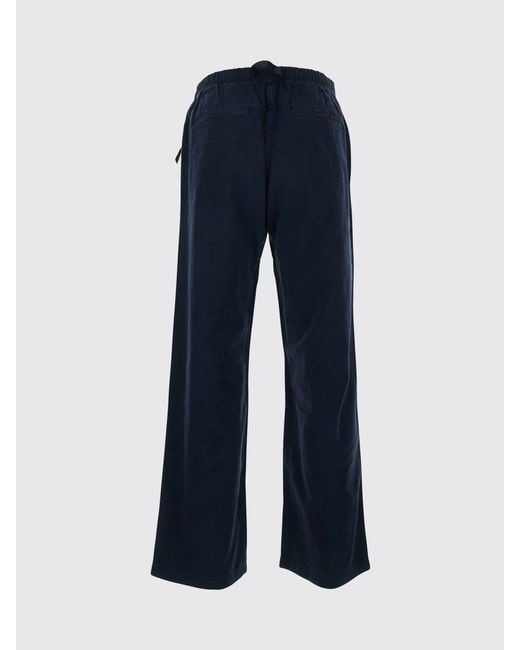 Gramicci Blue Cotton Trousers for men