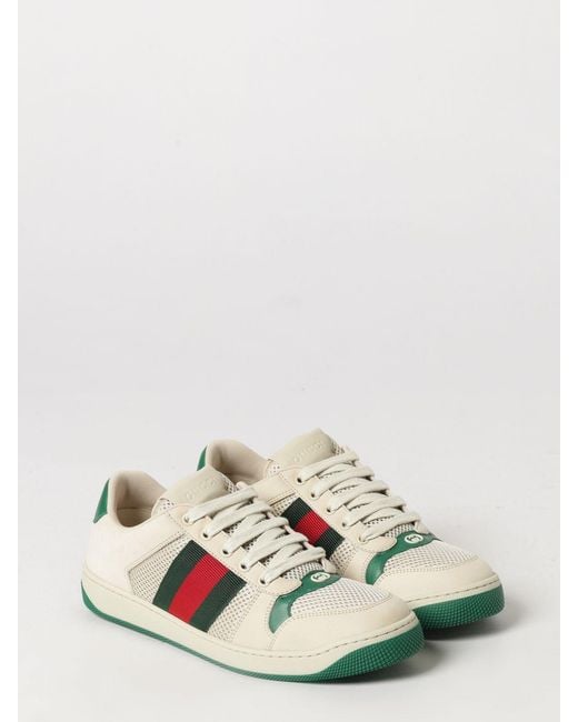 Gucci Natural Screener Sneakers for men