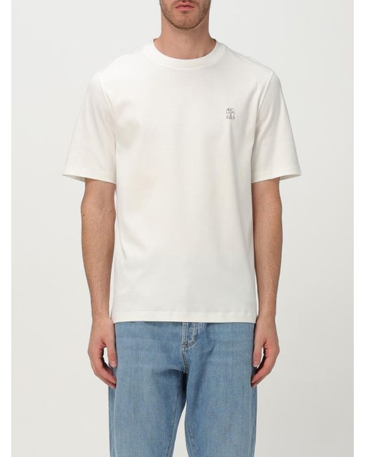 Brunello Cucinelli T-Shirt Herren in White für Herren