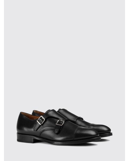 Doucal's White Double Monk Strap Dress Shoes for men