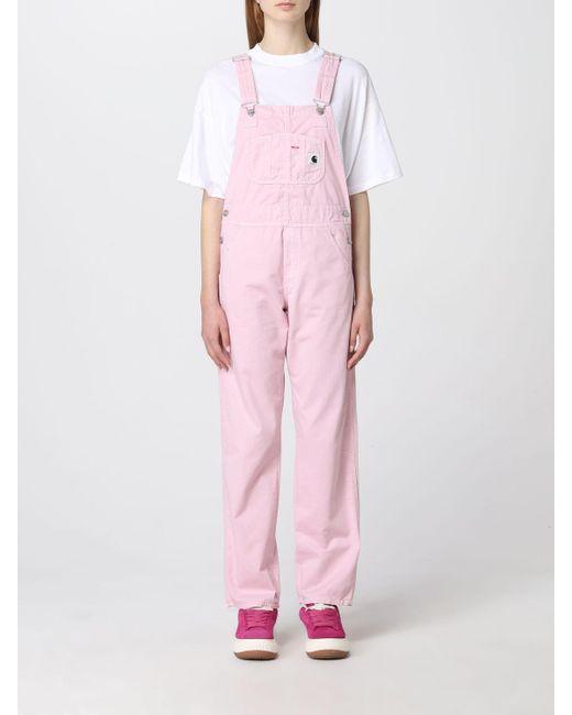 Carhartt Dungaree in Pink | Lyst
