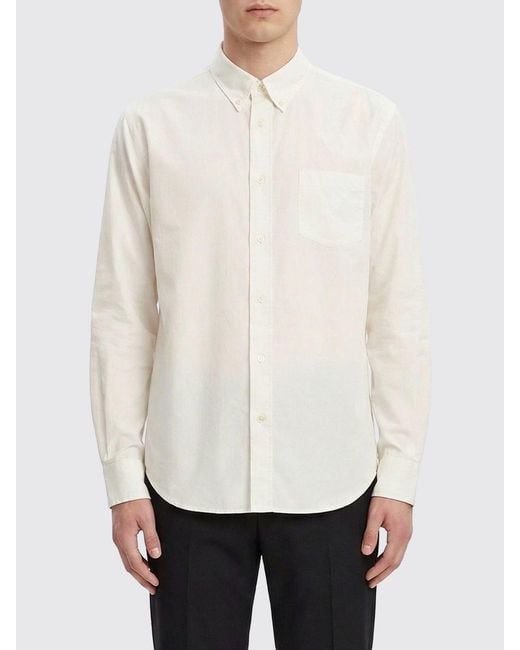 Camicia Basic di Sacai in White da Uomo
